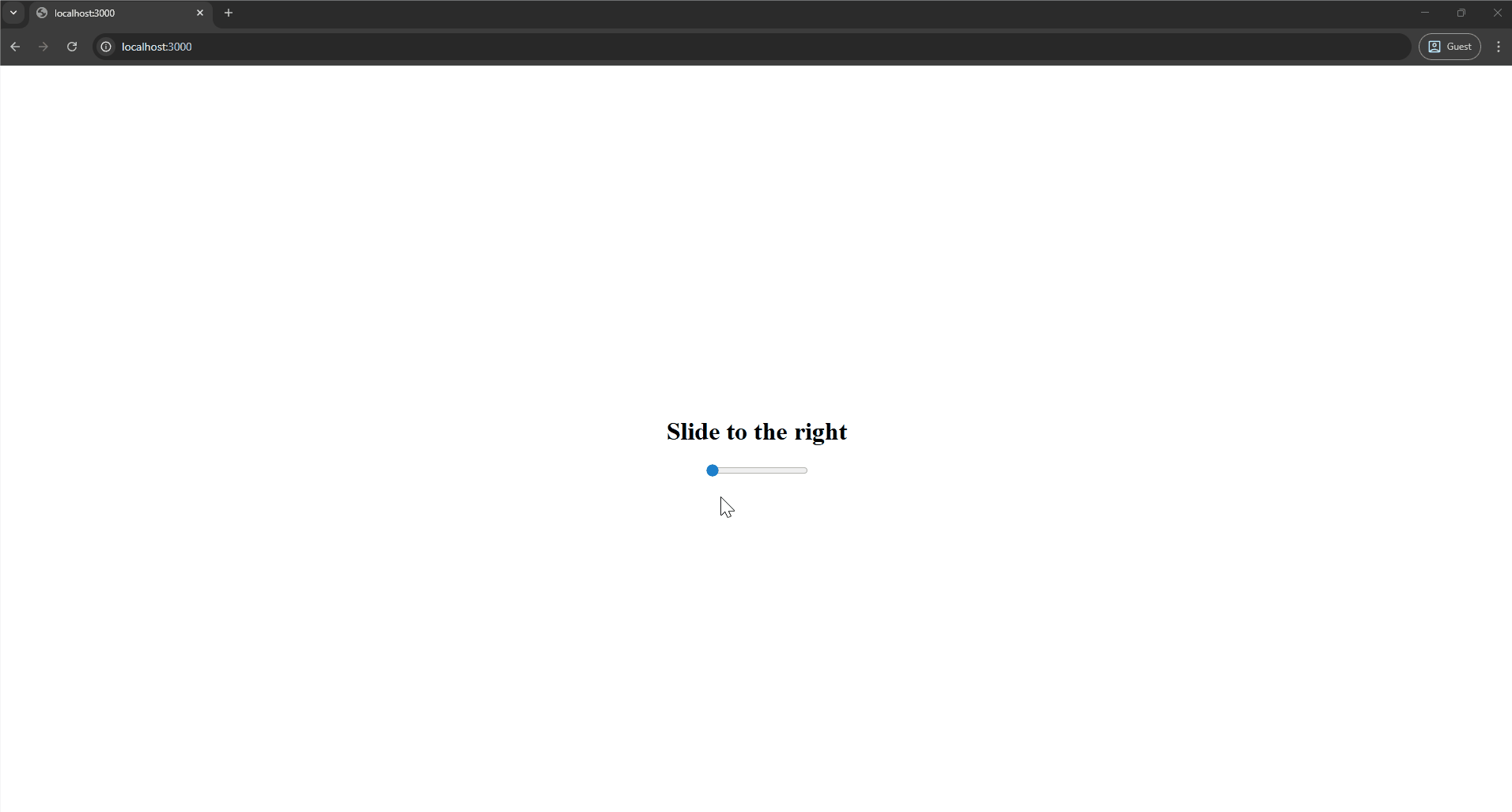 Animation of dragging on the page resulting in XSS on http://127.0.0.1:8000